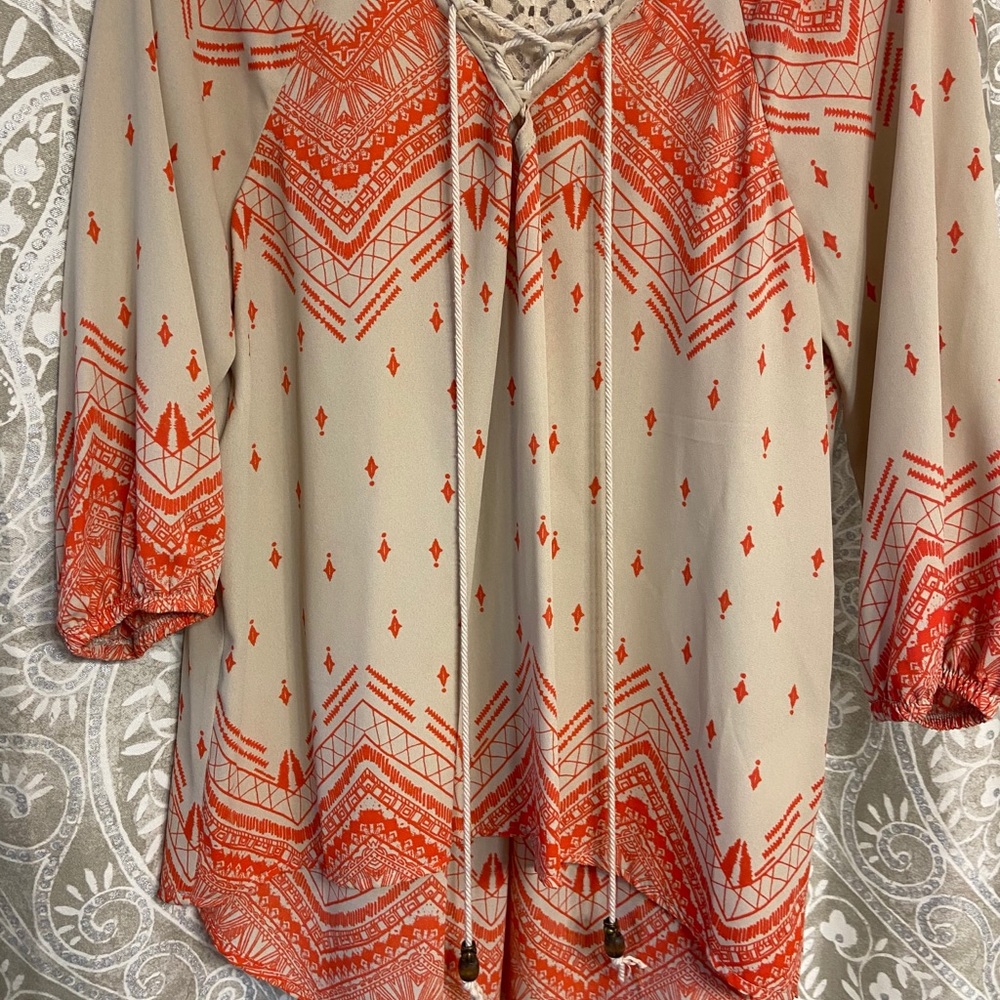 Boho Printed Top